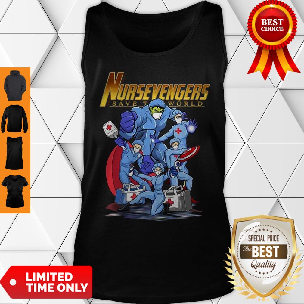 Nursevengers Save The World Medical Superhero Shirt