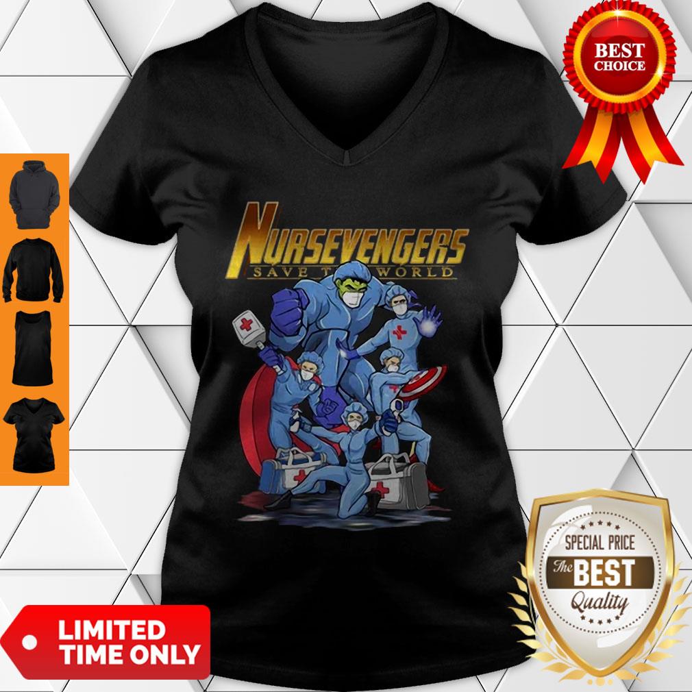 Nursevengers Save The World Medical Superhero Shirt