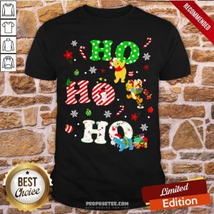 Ho Ho Ho Pooh And Friends Christmas Shirt