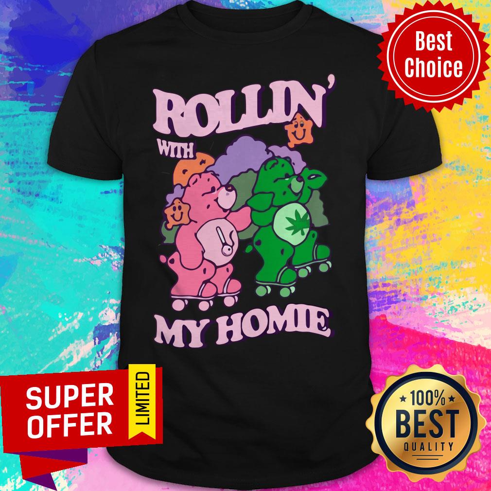 Official Casual Care Bear Rollin’ With My Homie Shirt