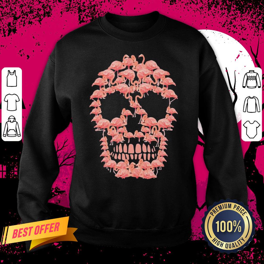 Official Flamingos Sugar Skull Haloween Shirt