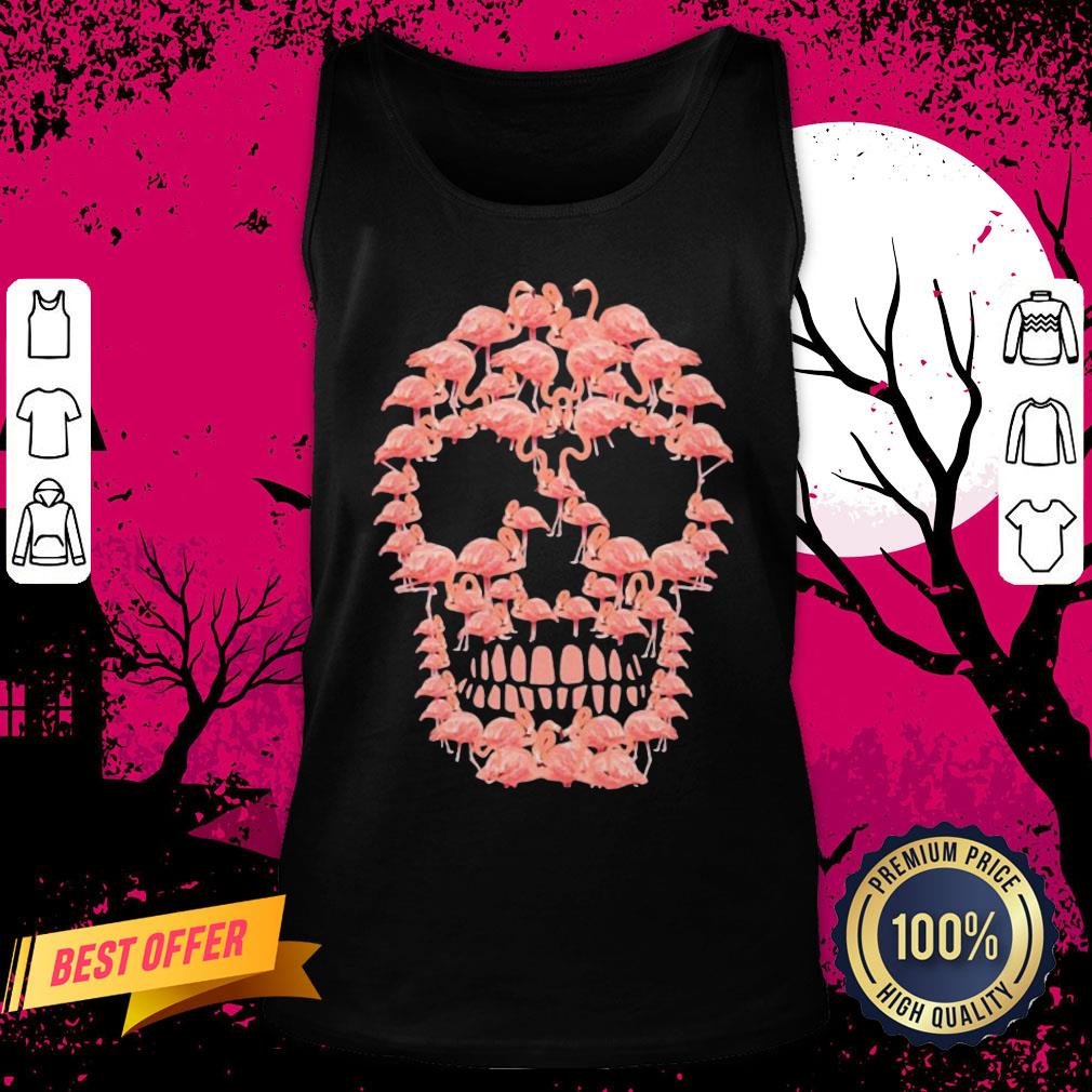 Official Flamingos Sugar Skull Haloween Shirt