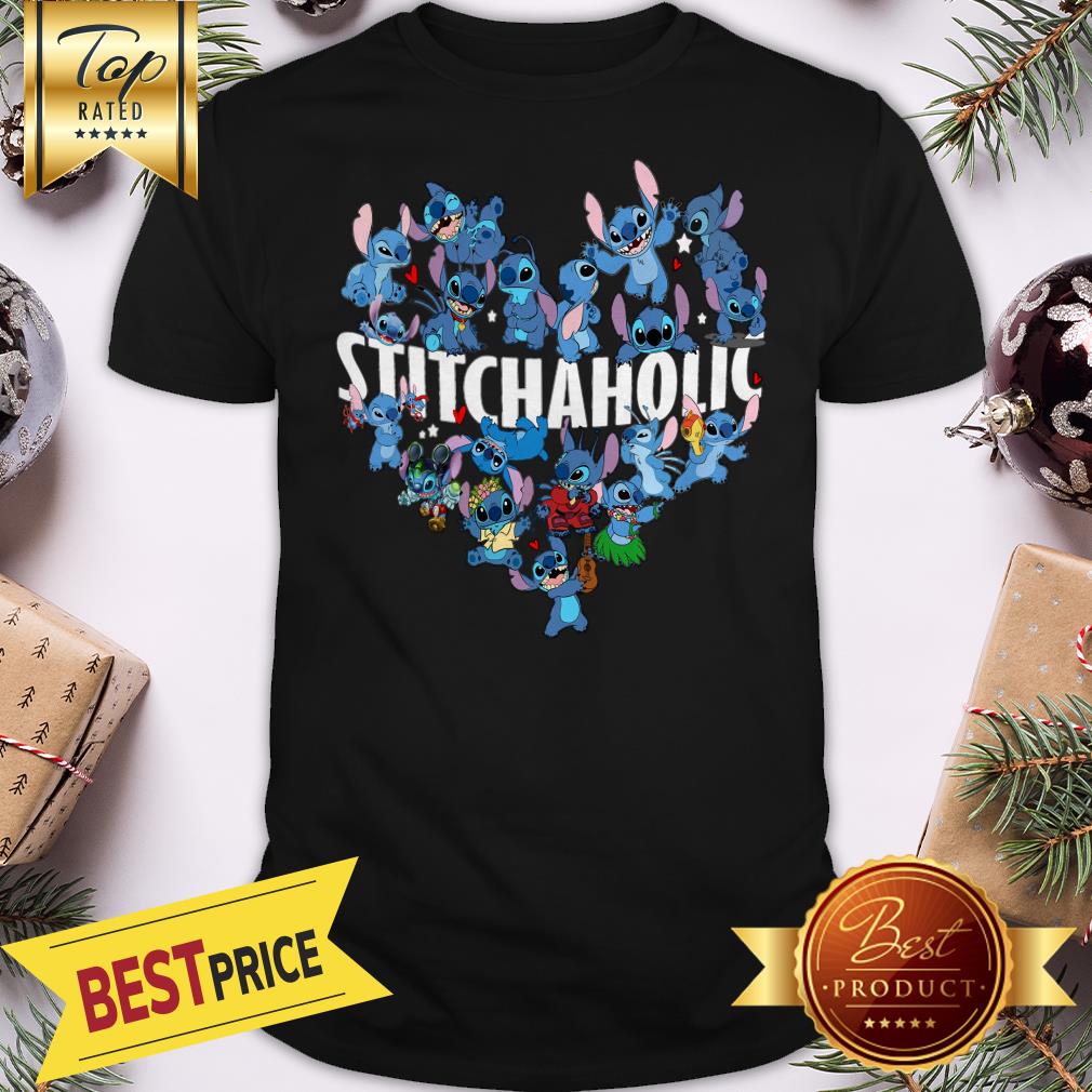 Official I Am A Stitchaholic Heart Shirt