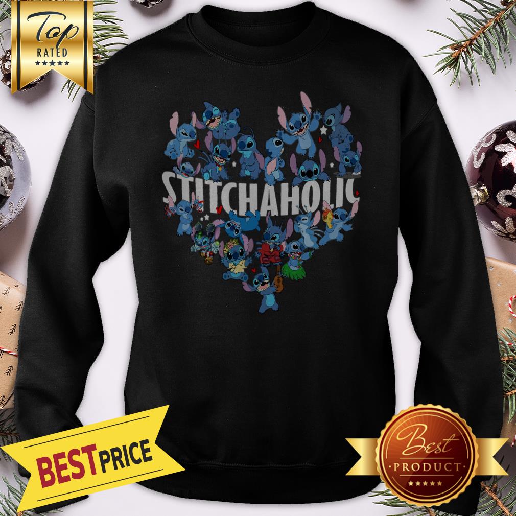 Official I Am A Stitchaholic Heart Shirt