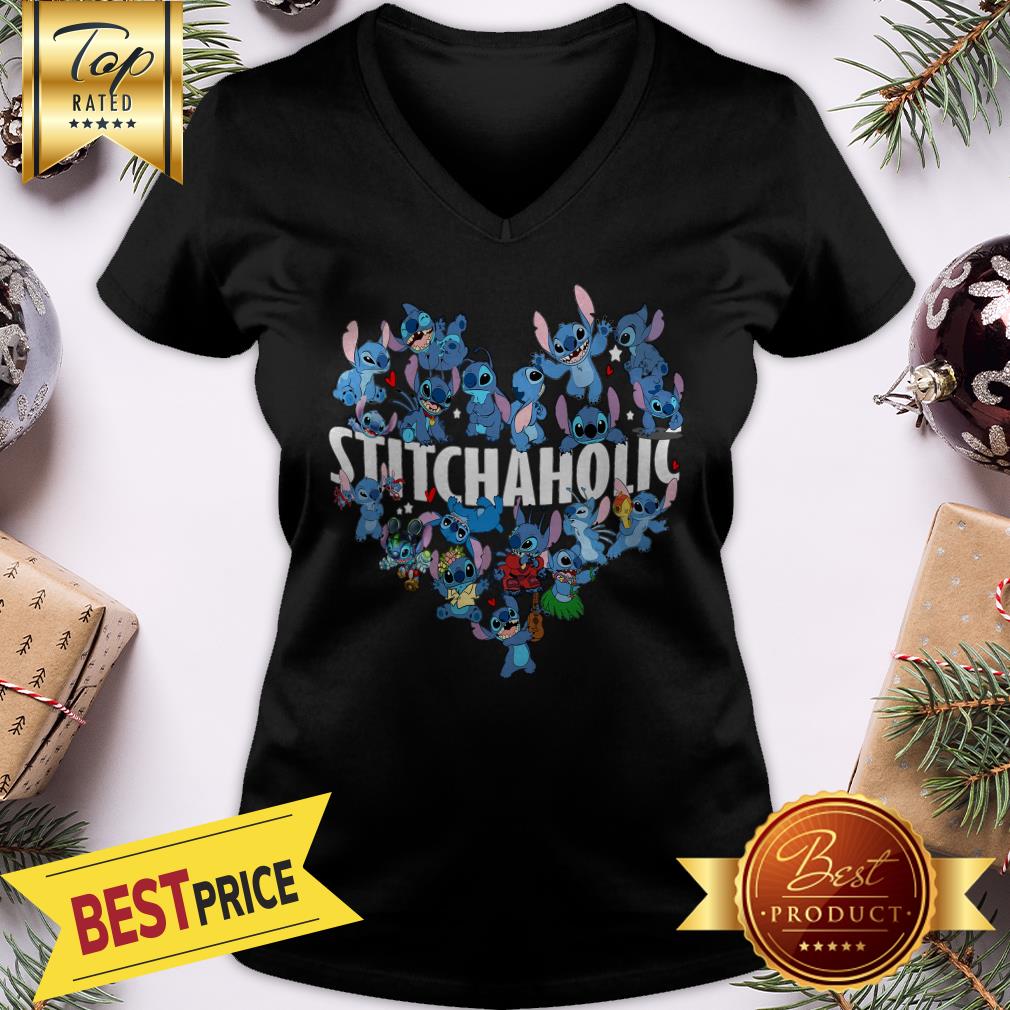 Official I Am A Stitchaholic Heart Shirt