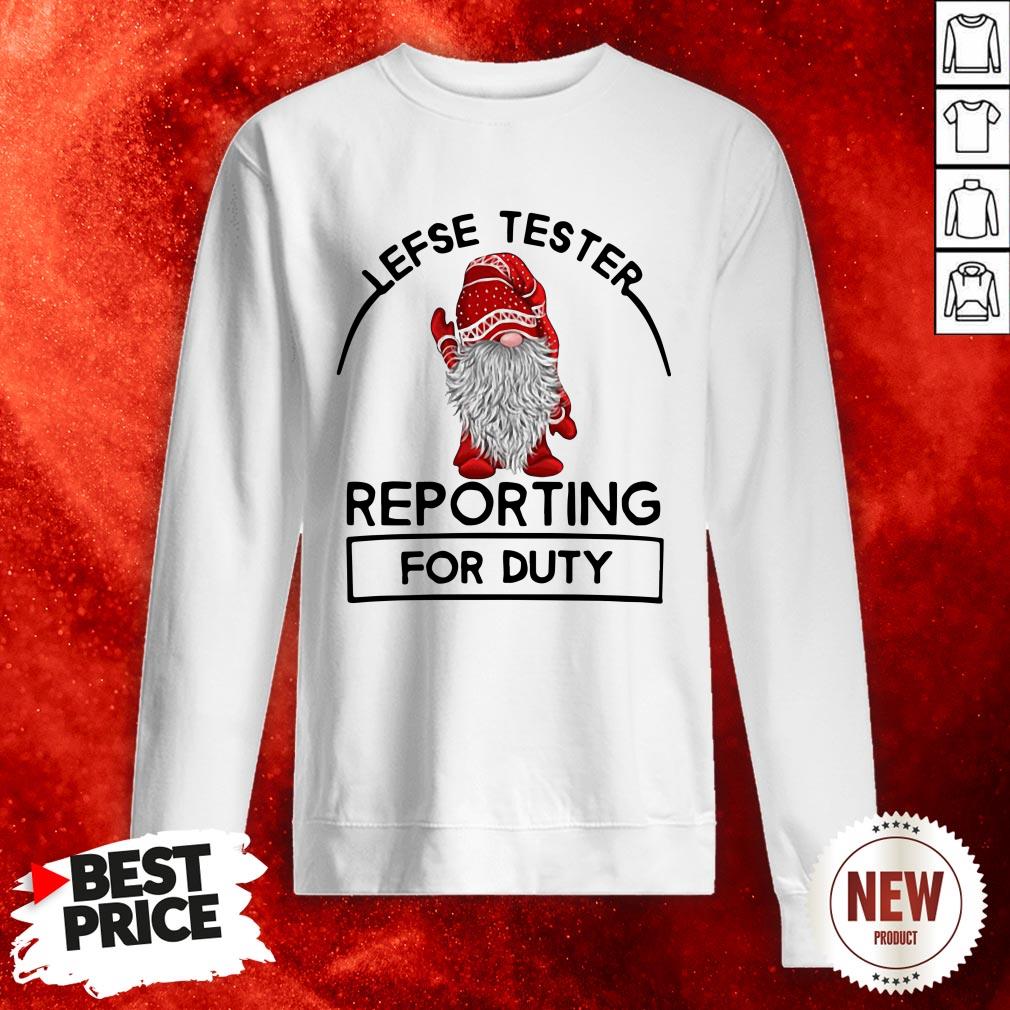 Official Lefse Tester Reporting For Duty Shirt