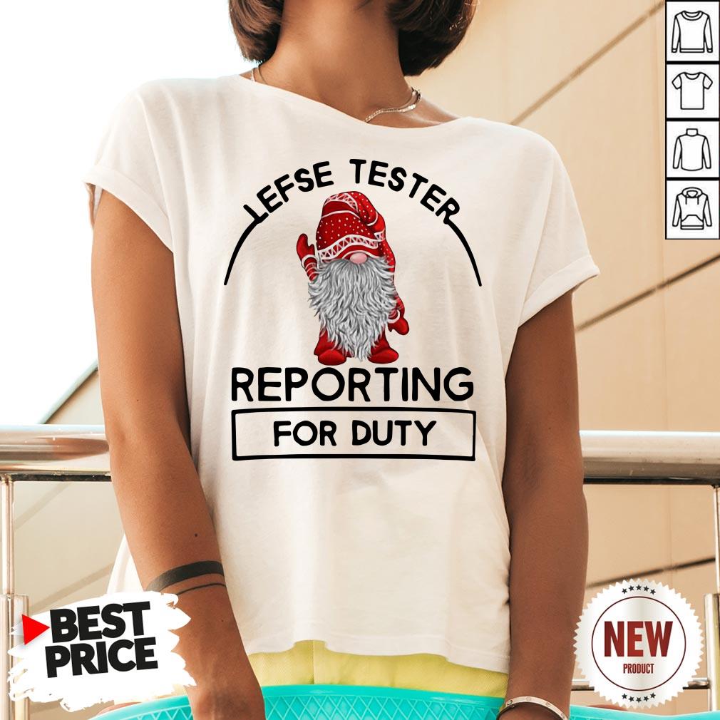 Official Lefse Tester Reporting For Duty Shirt