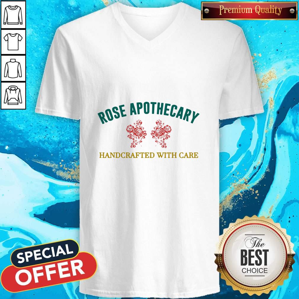 Official Rose Apothecary Handcrafted With Care Shirt