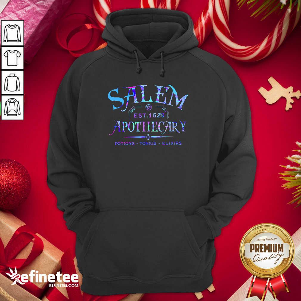 Official Salem Est 1629 Apothecary Potions Tonics Elixirs Color Shirt
