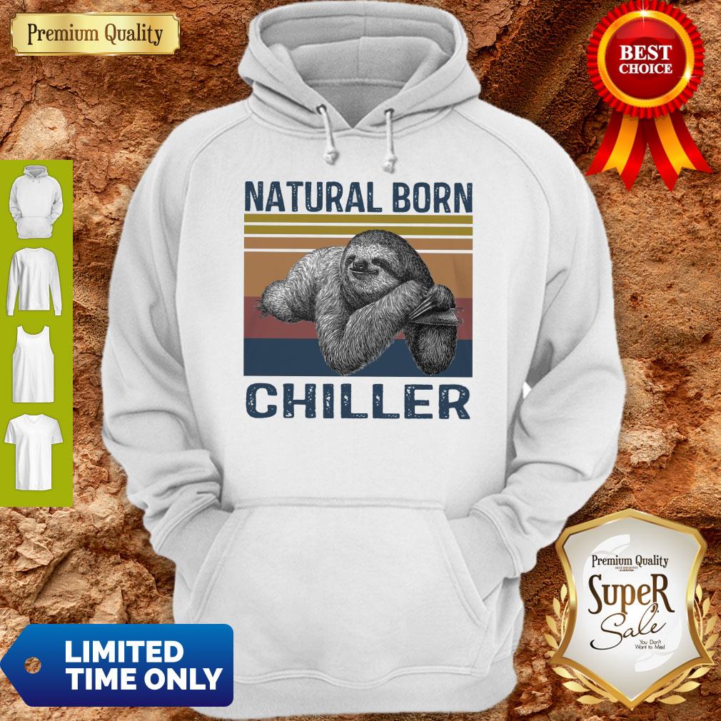 Official Sloth Natural Born Chiller Vintage Shirt