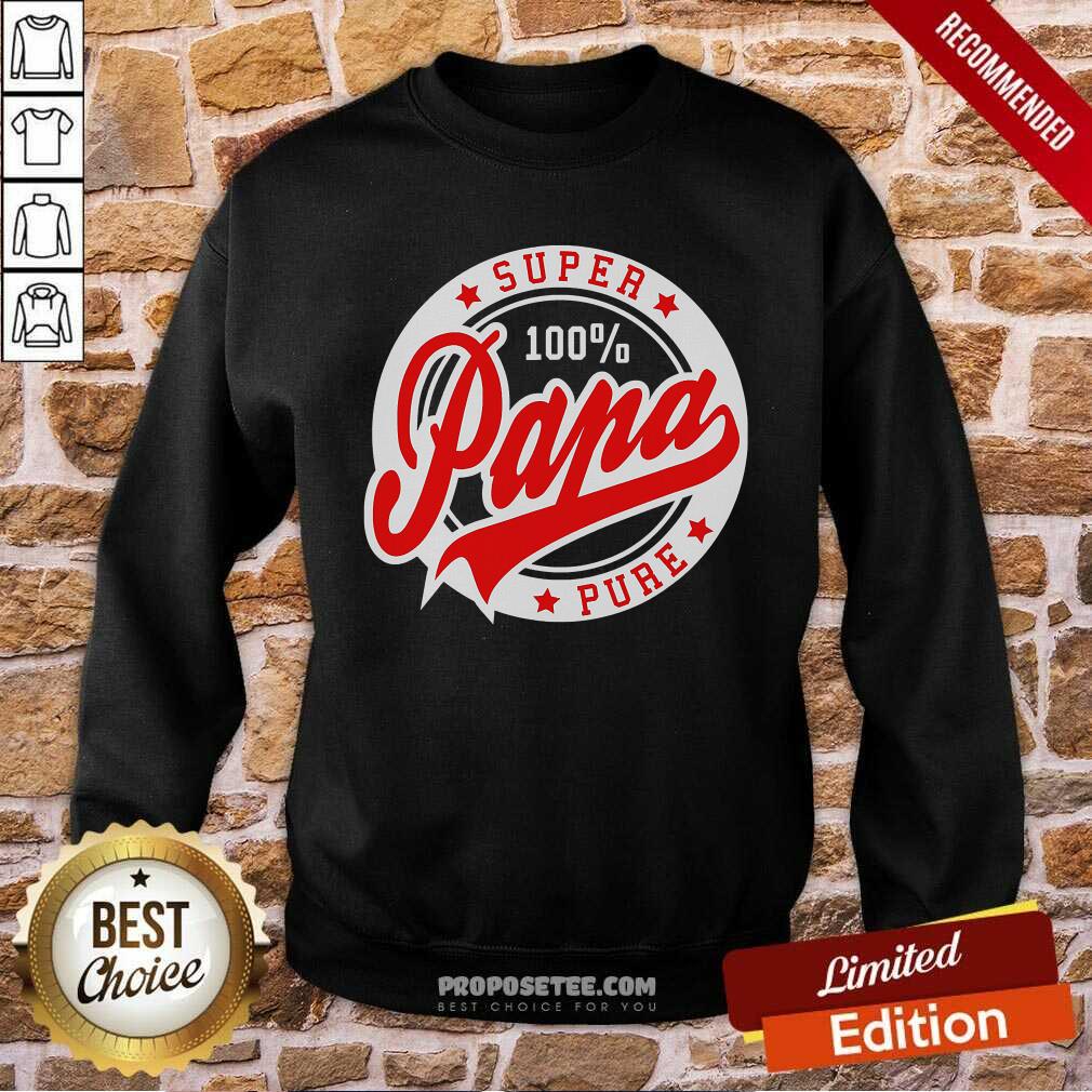 Official Super Papa 100 Percent Pure Stars Seal Shirt