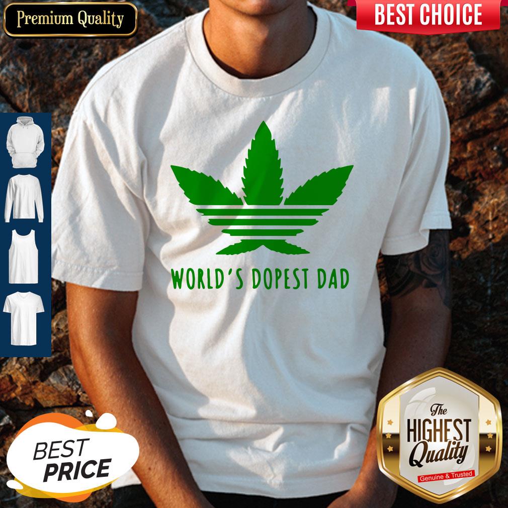 Official Weed Worlds Dopest Dad Shirt