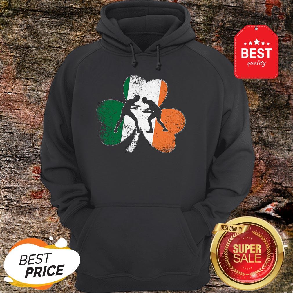 Official Wrestling St.Patrick’s Day Gift Shamrock Ireland Irish Flag Shirt
