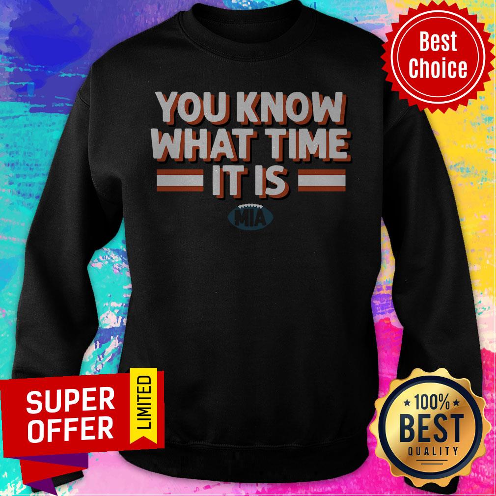 Official You Know What Time It Is Miami Shirt