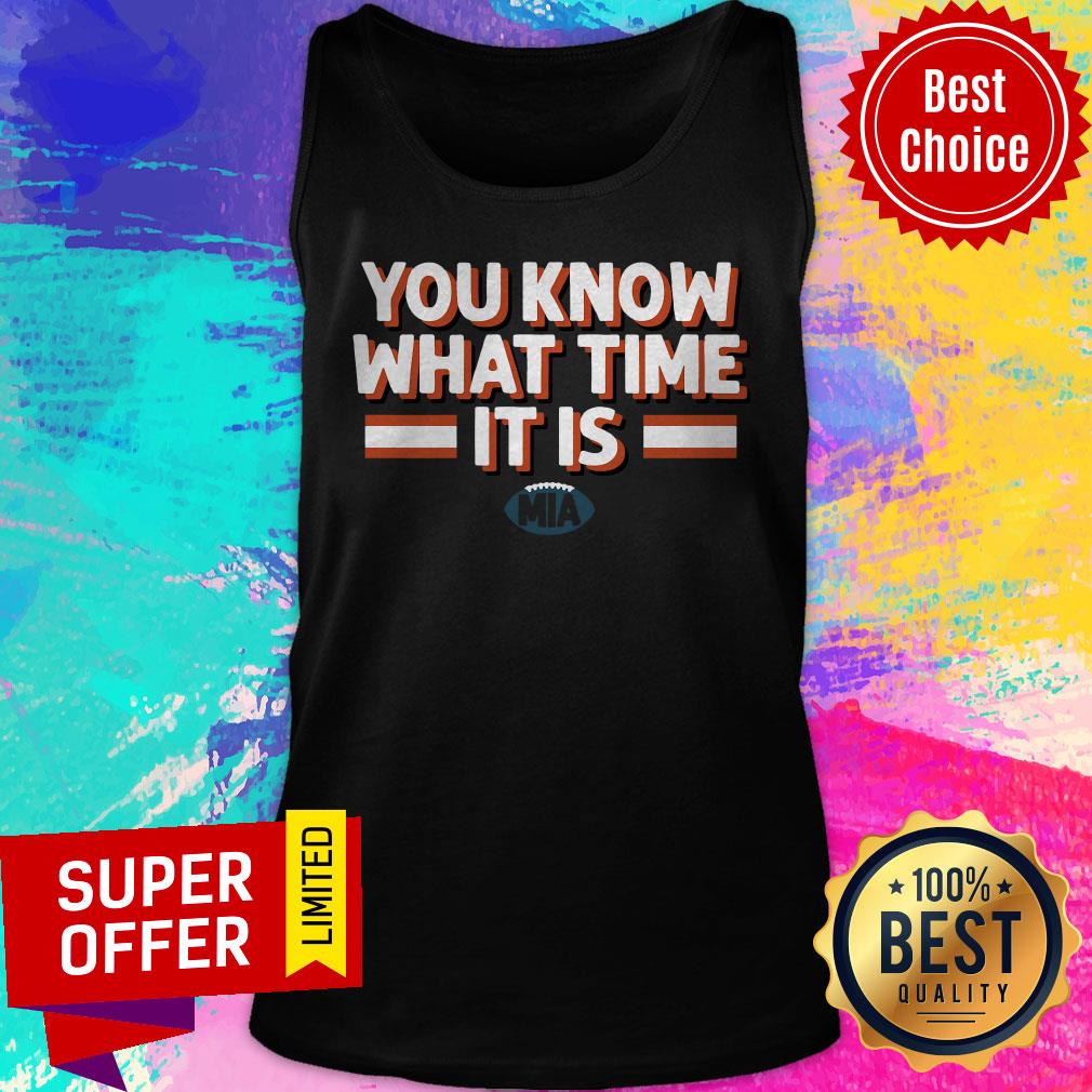 Official You Know What Time It Is Miami Shirt