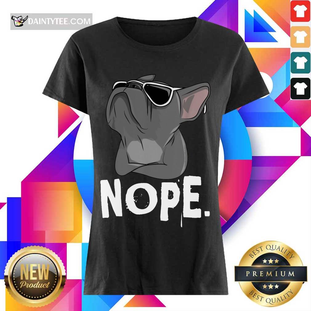 Original Nope Lazy Frenchie Bulldog Shirt
