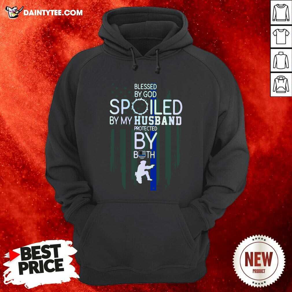 Original Police Blesses By God Spoiled By My Husband Protected By Both Shirt