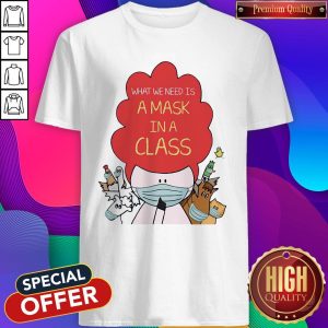 Super Nice Animals What We Need Is A Mask In A Class Shirt