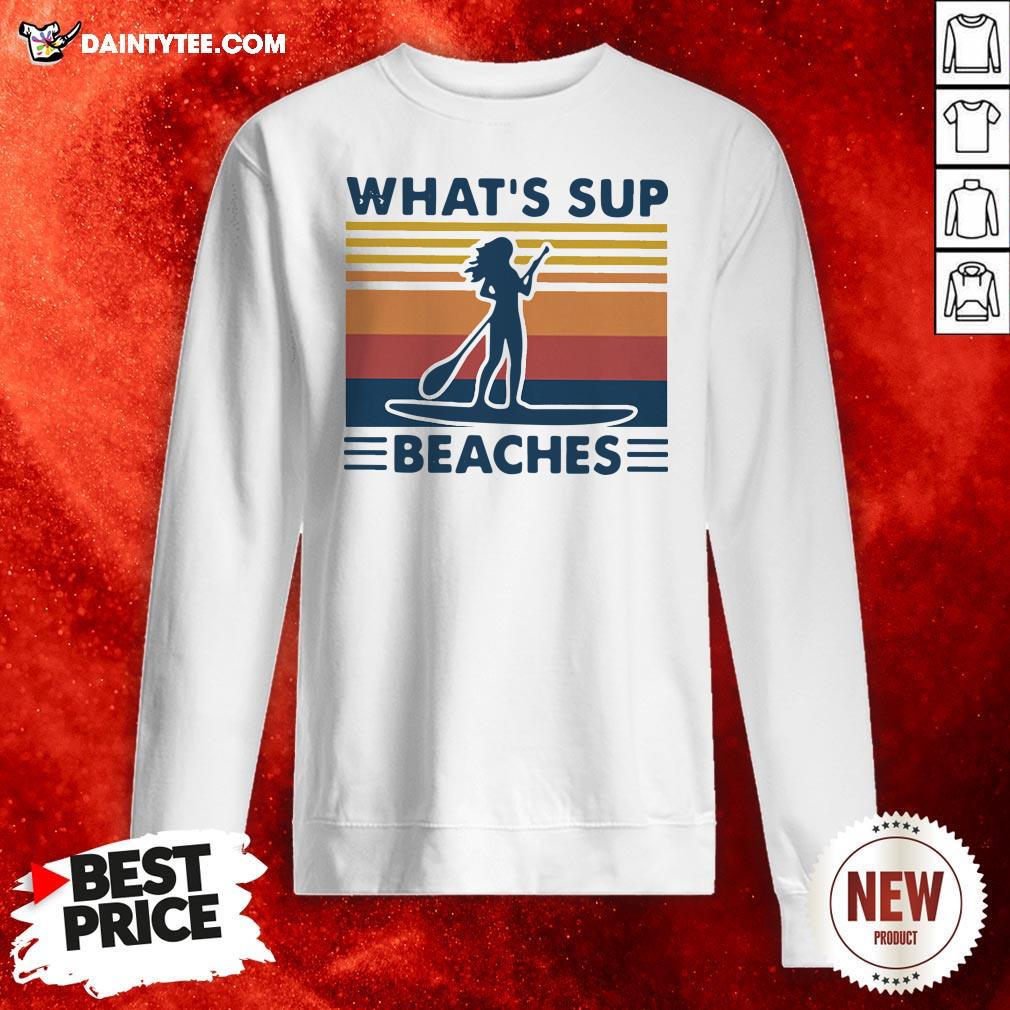 Paddleboard What's Sup Beaches Vintage Shirt