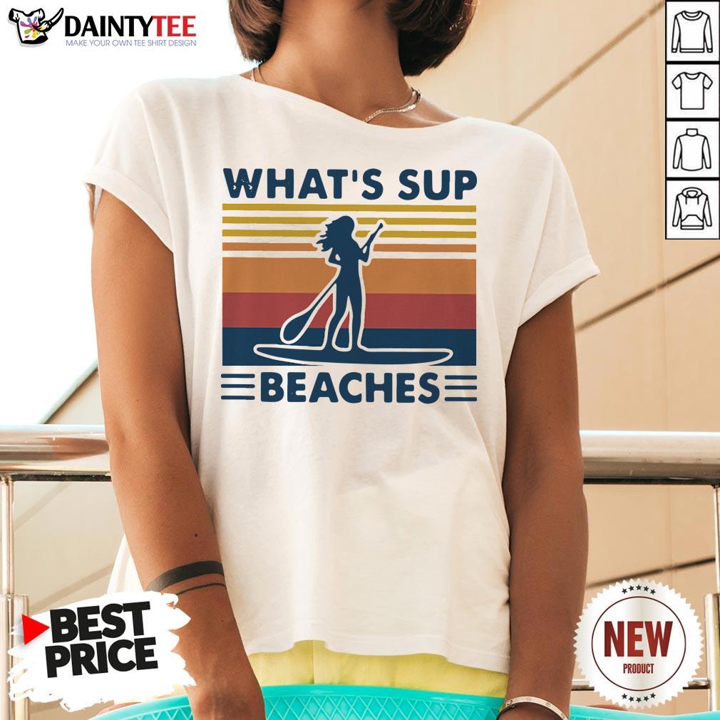 Paddleboard What's Sup Beaches Vintage Shirt