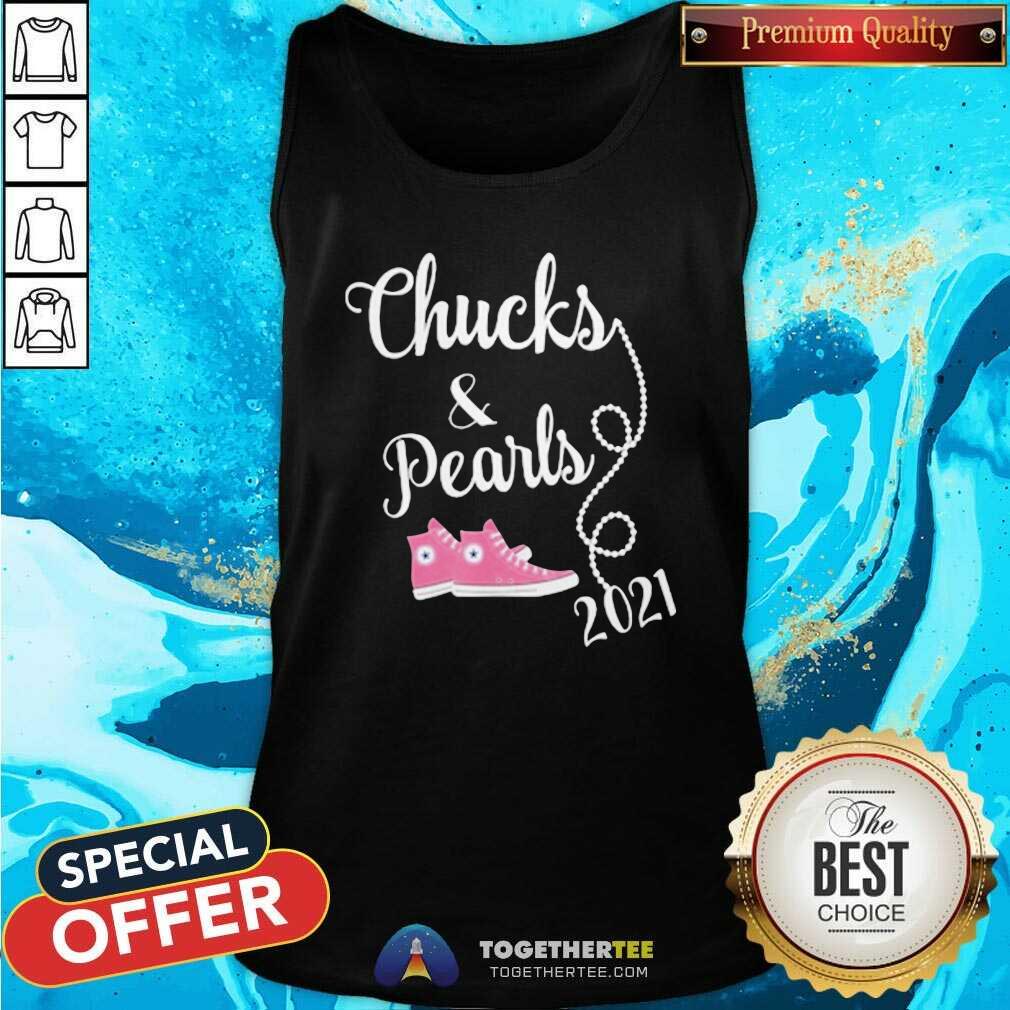 Perfect Converse Sneakers Chucks And Pearls 2021 Kamala Harris Shirt