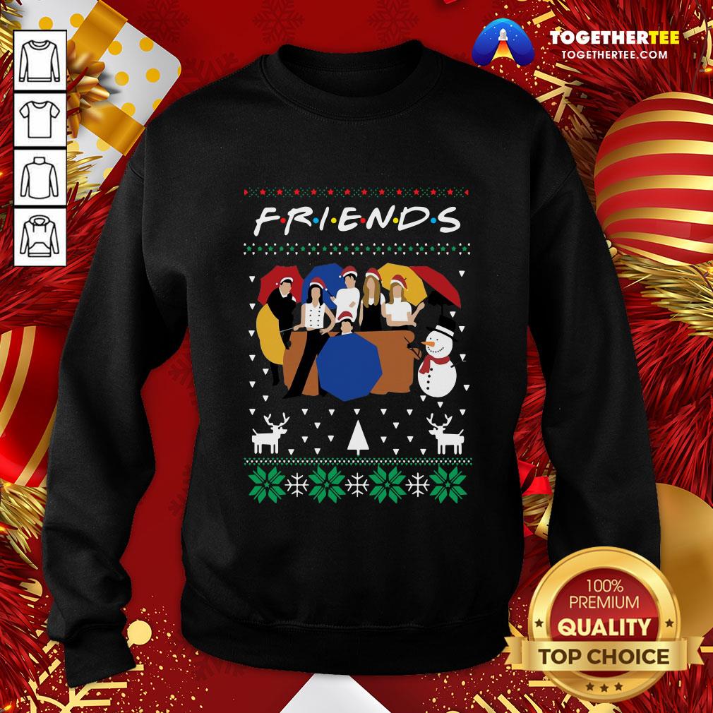 Perfect Friends And Snowman Christmas Ugly Shirt