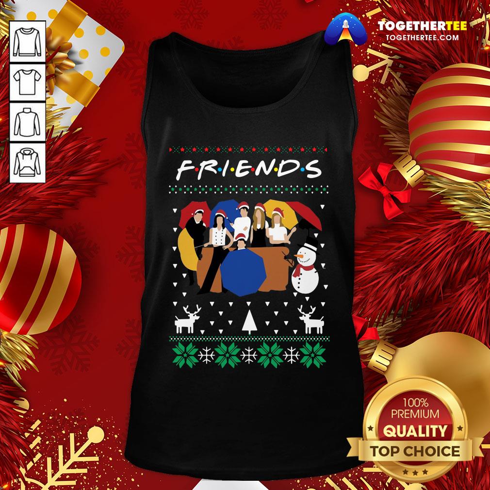 Perfect Friends And Snowman Christmas Ugly Shirt