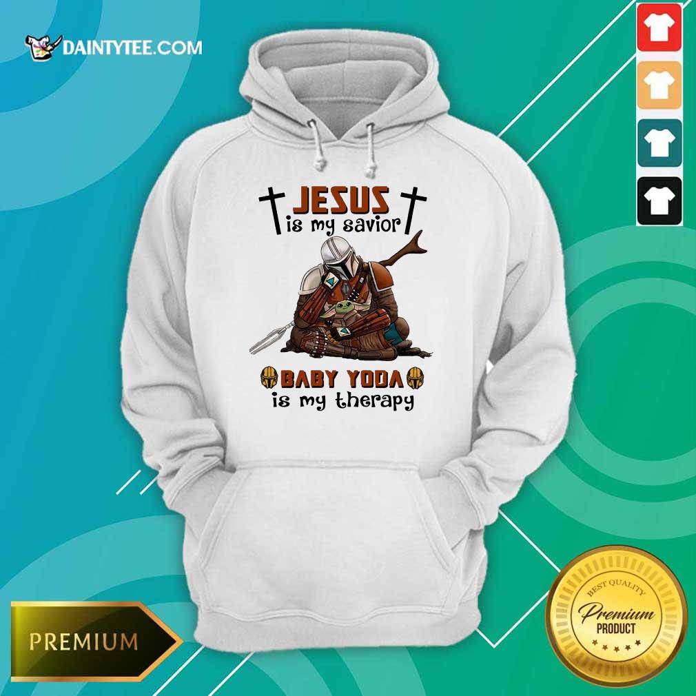 Perfect Star Wars Jesus Baby Yoda Is My Therapy 45 Shirt