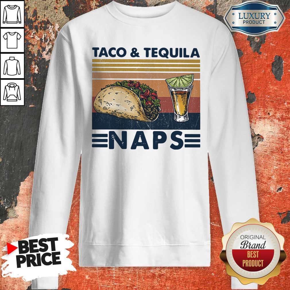 Perfect Taco And Tequila Naps Wine Vintage Shirt
