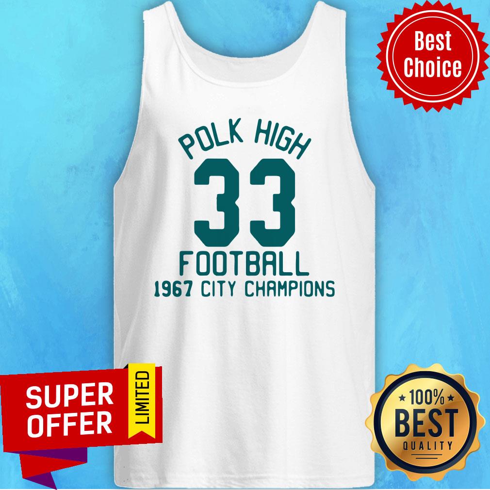 Polk High School Football City Champions 1967 Jersey Shirt