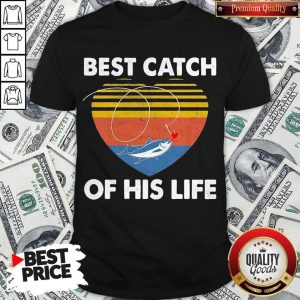 Couple Fishing Best Catch Of This Life Vintage Retro Shirt
