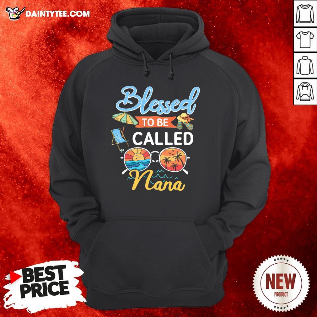 Premium Blessed To Be Called Nana Summer Shirt