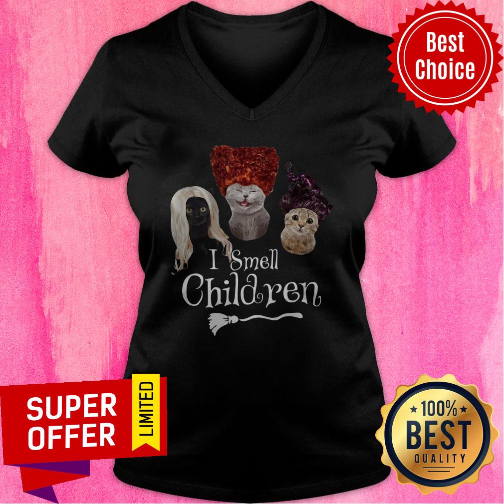 Premium Cats Hocat Pocat I Smell Children Shirt
