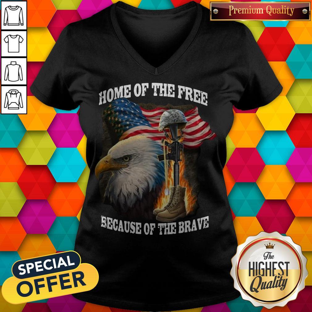 Premium Home Of The Free Because Of The Brave Shirt