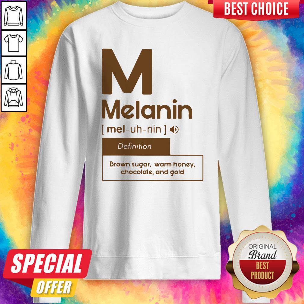 Premium M Melanin Definition Brown Sugar Warm Honey Chocolate And Gold Shirt