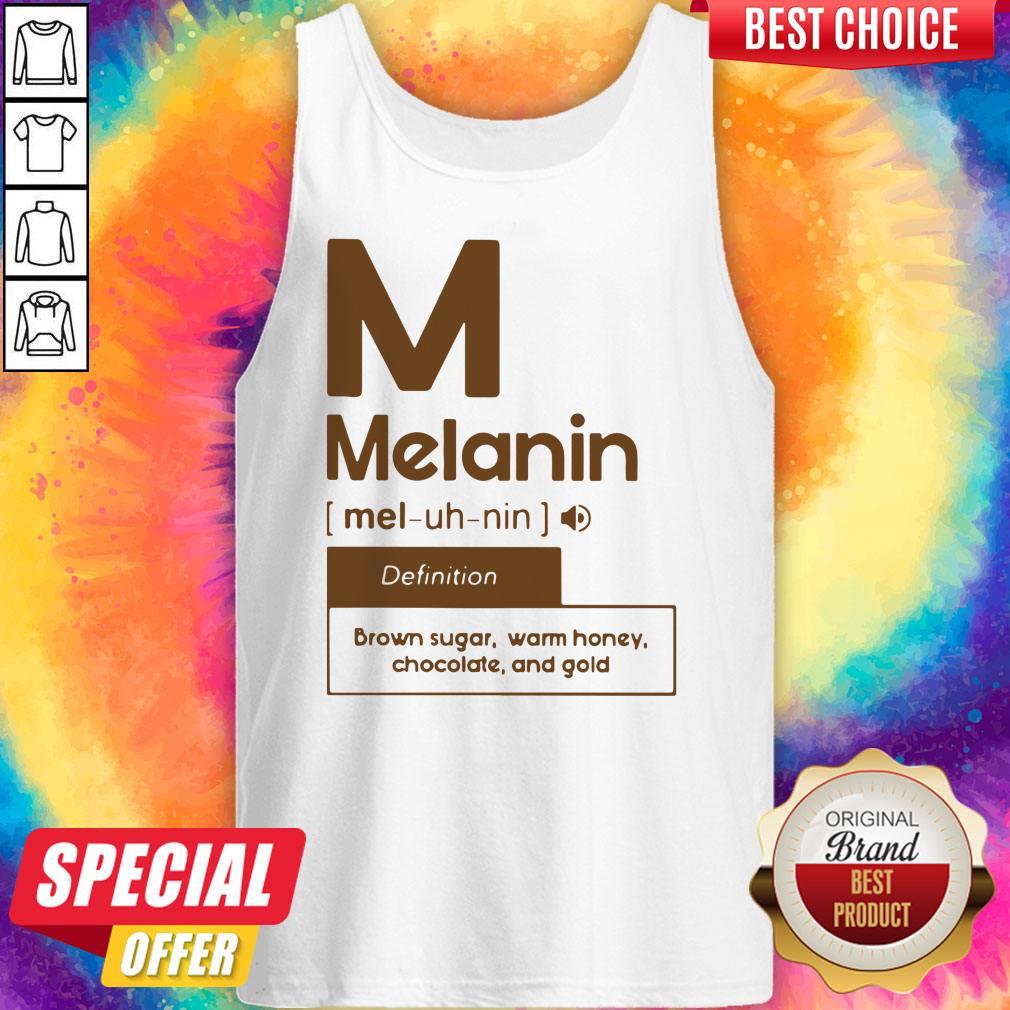 Premium M Melanin Definition Brown Sugar Warm Honey Chocolate And Gold Shirt
