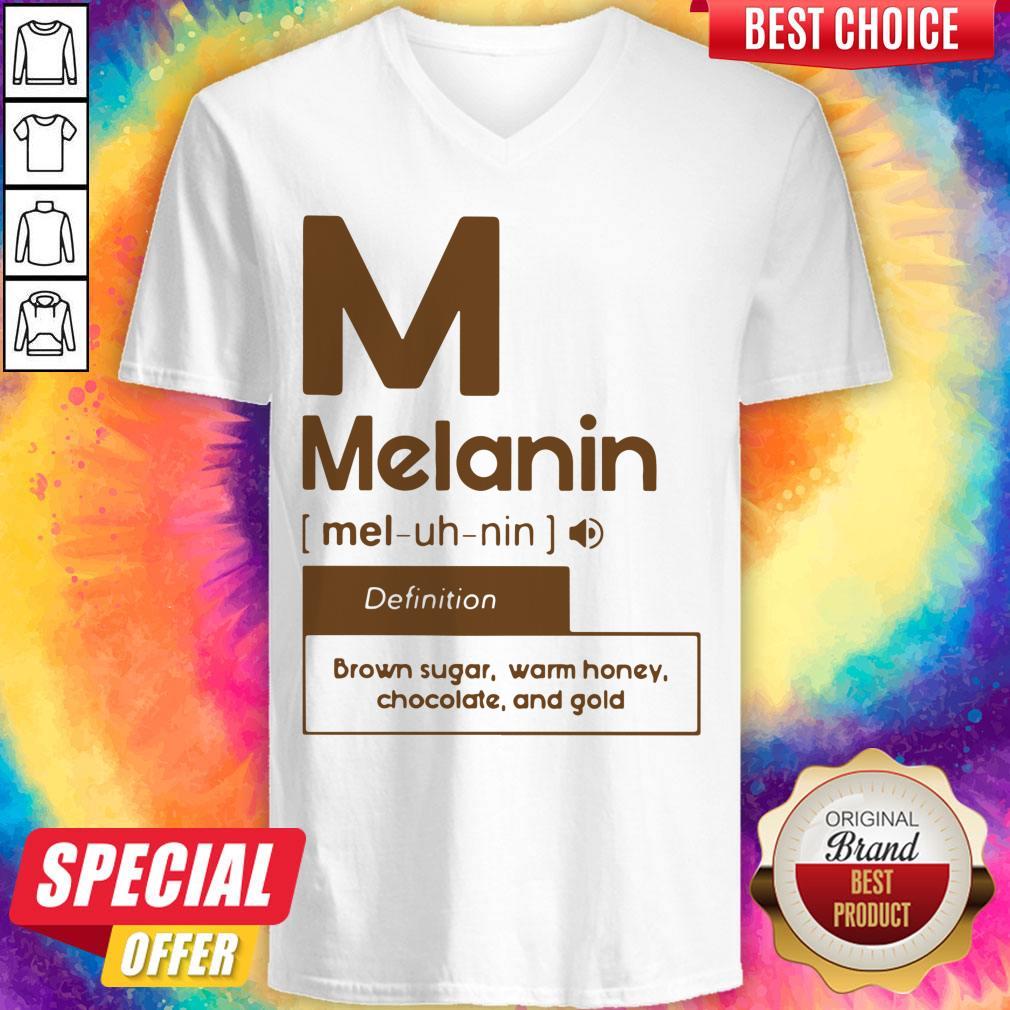Premium M Melanin Definition Brown Sugar Warm Honey Chocolate And Gold Shirt