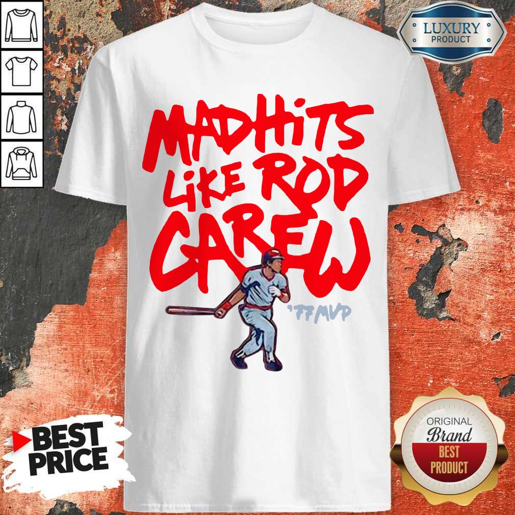 Premium Madhits Like Rod Carew 77 Mvp Shirt