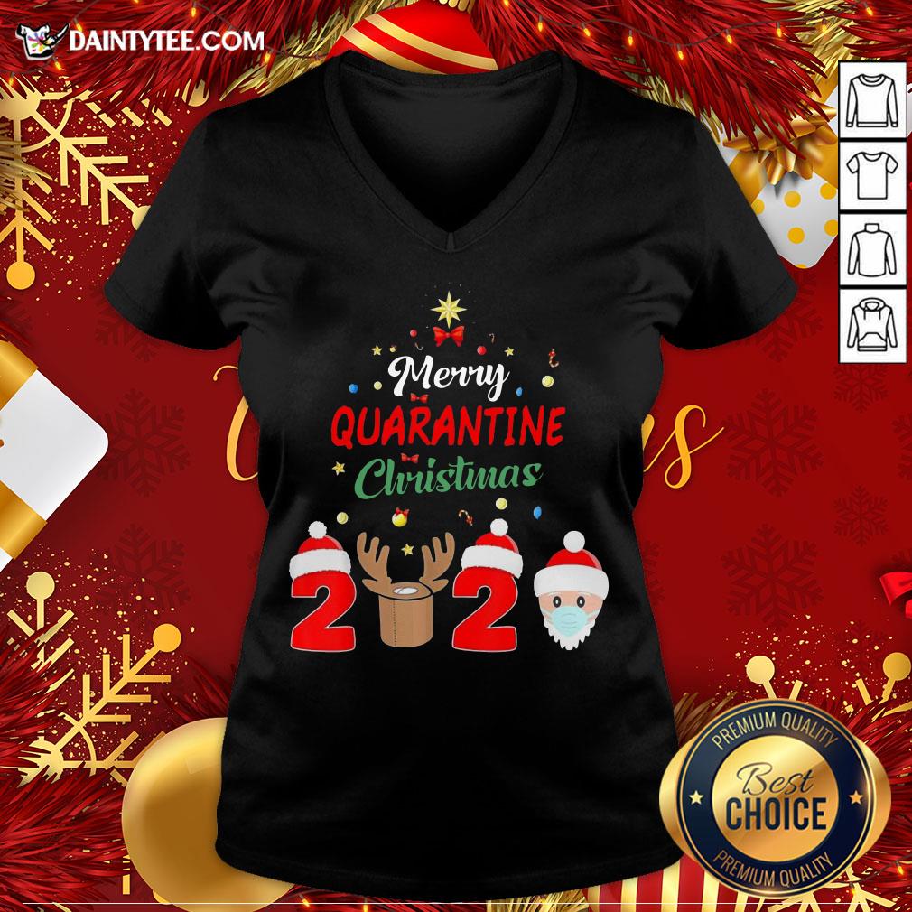 Premium Merry Quarantine Christmas 2020 Shirt