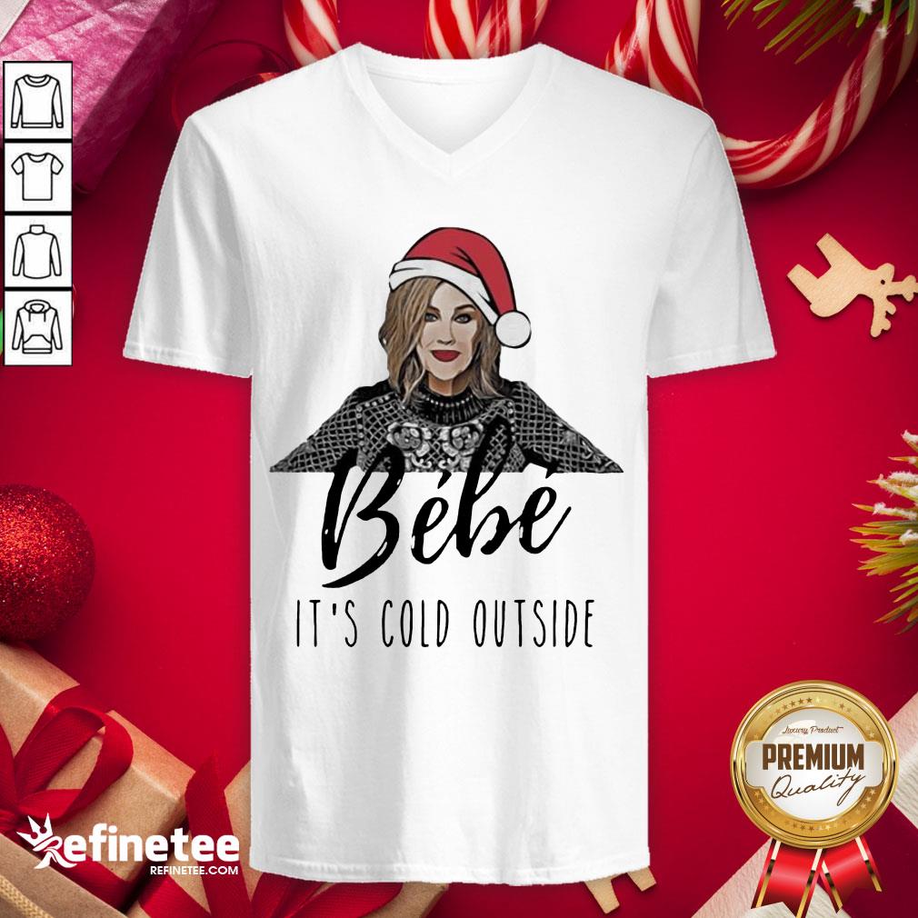 Premium Moira Rose Santa Bebe It's Cold Outside Christmas Shirt