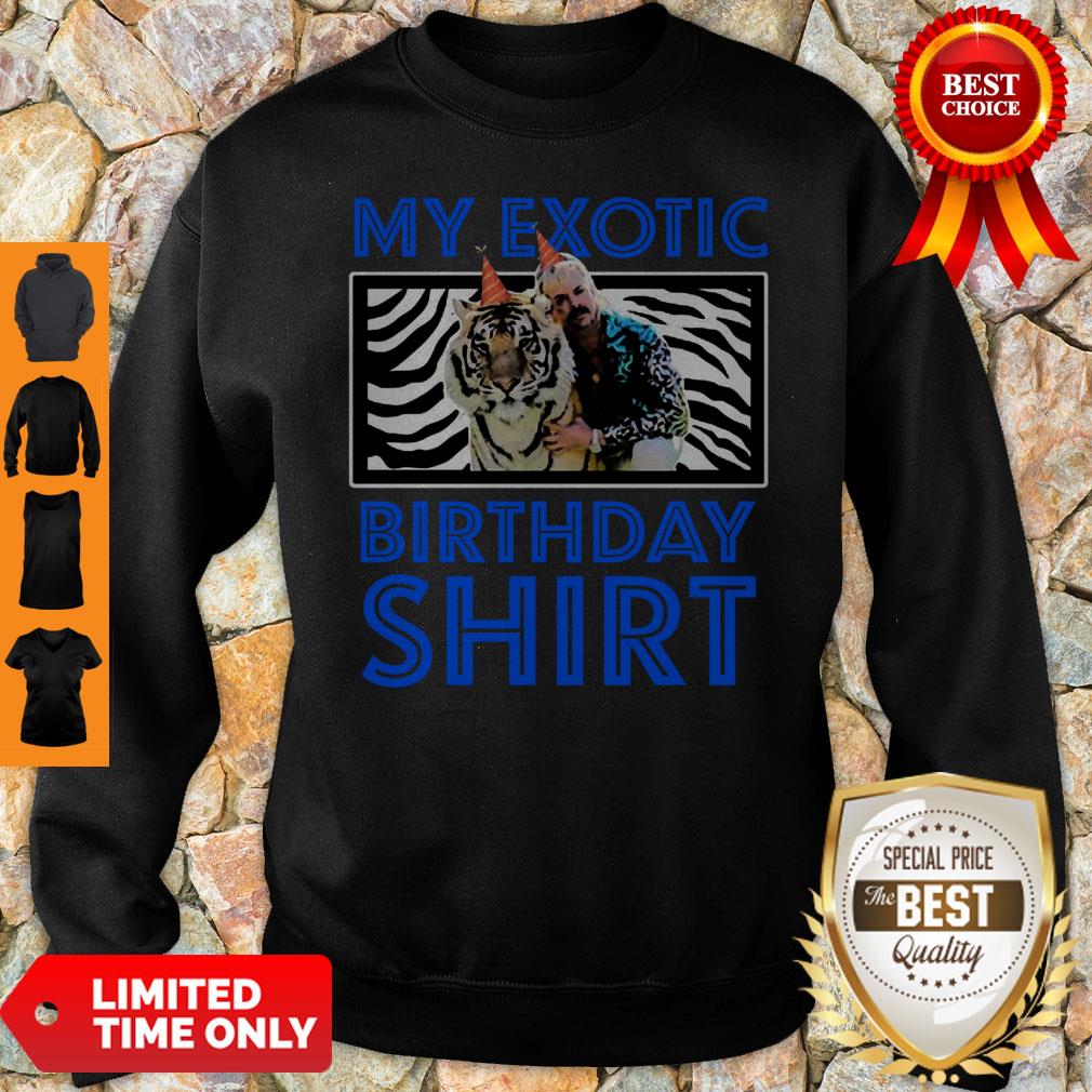 Premium Tiger King My Exotic Joe Birthday Shirt
