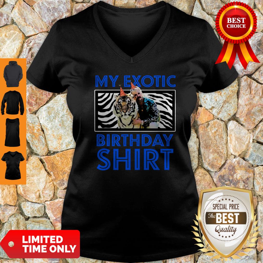 Premium Tiger King My Exotic Joe Birthday Shirt