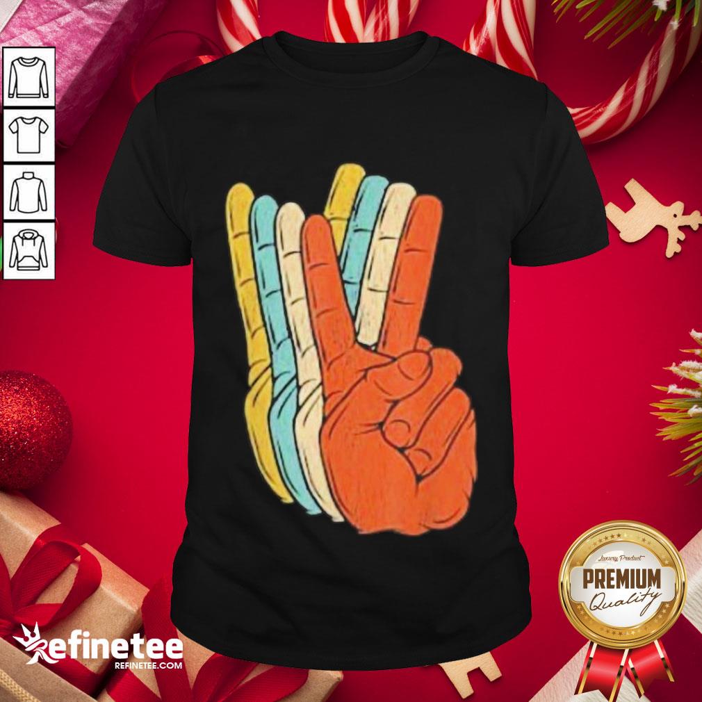 Premium Vintage Retro Peace Vintage Shirt
