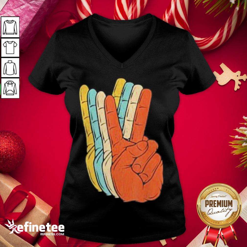 Premium Vintage Retro Peace Vintage Shirt