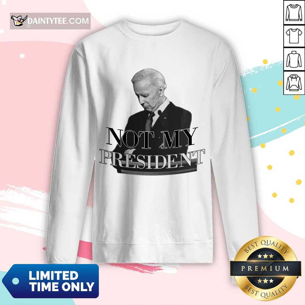 Pretty Biden Not My President Shirt