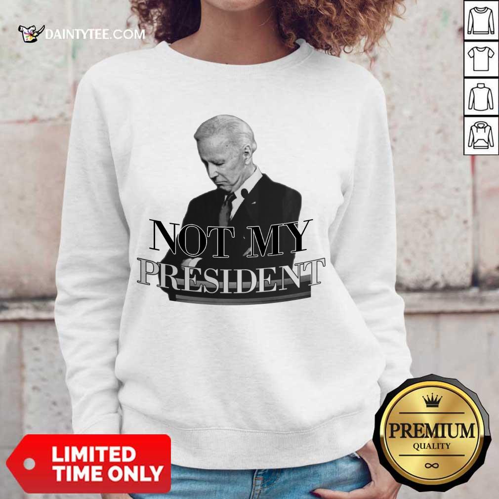 Pretty Biden Not My President Shirt