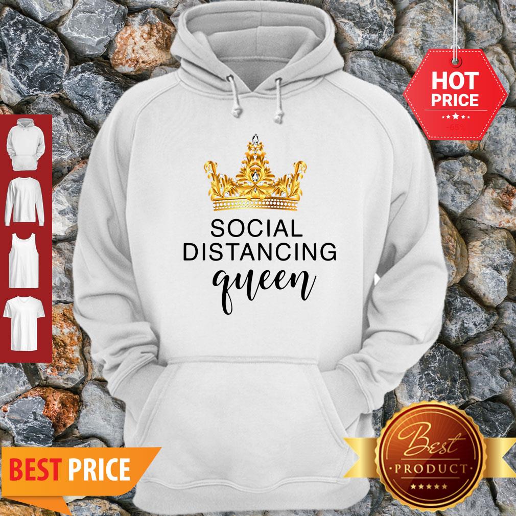 Pretty Crown Social Distancing Queen Coronavirus Shirt