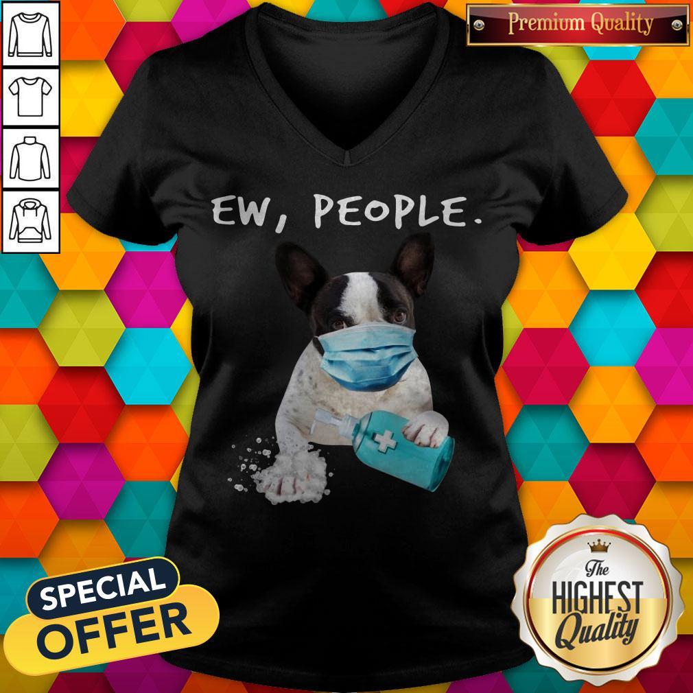 Pretty French Bulldog Face Mark Ew People Shirt