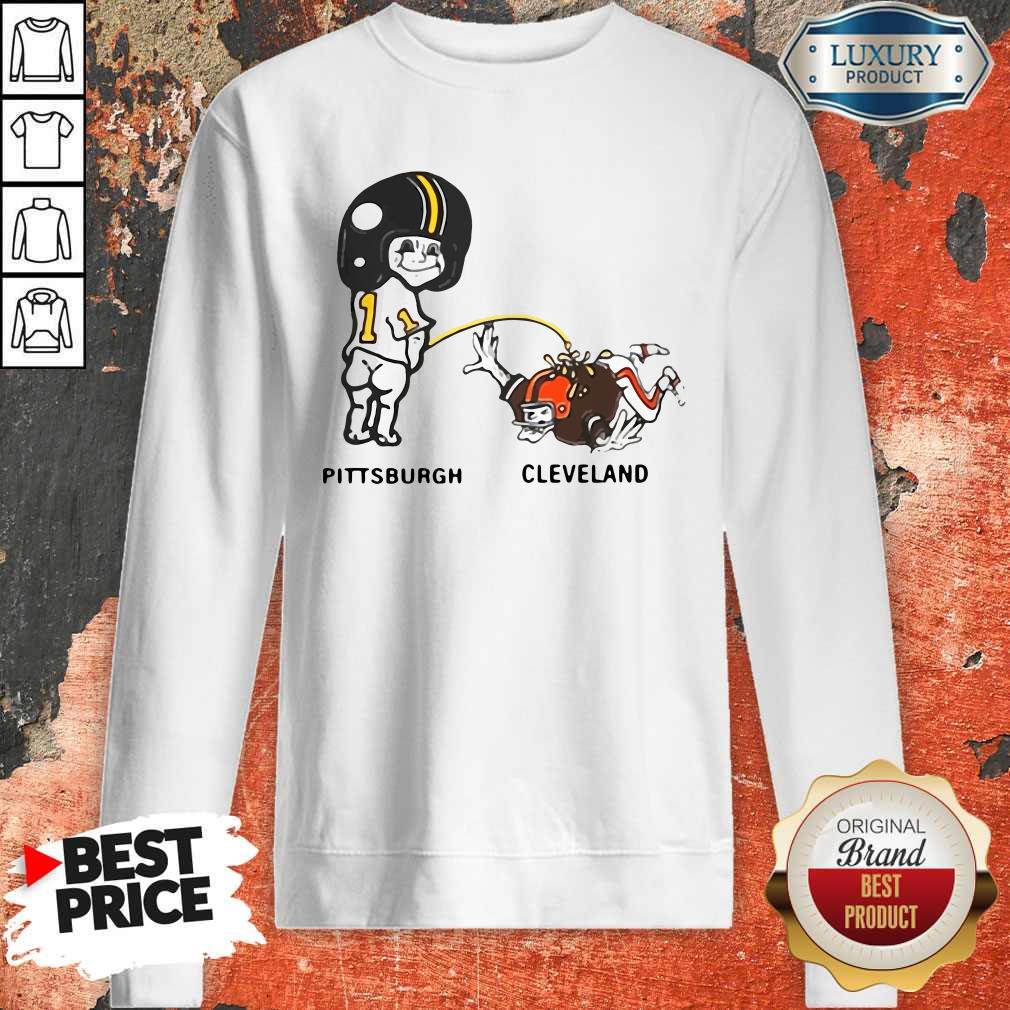 Pretty Piss On Pittsburgh Steelers Pee Cleveland Browns Shirt