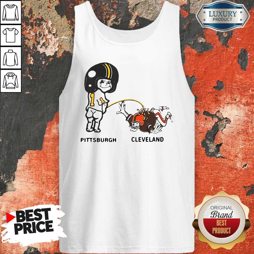Pretty Piss On Pittsburgh Steelers Pee Cleveland Browns Shirt